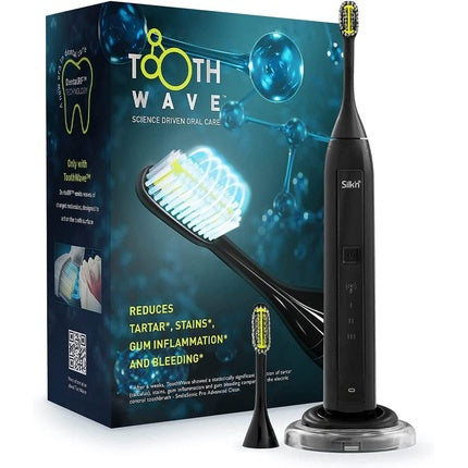 Periuță de dinți electrică, Silk'n Toothwave, negru