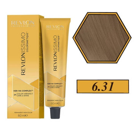 Vopsea de păr, Revlon, Revlonissimo Colorsmetique 6.31, 60ml