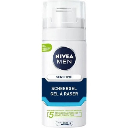 Gel de ras, Nivea Men, Sensitive, mini 30ml