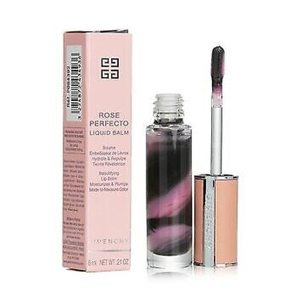 Luciu de buze, Givenchy, Rose Perfecto 6ml, nuanta 011 Negru Roz