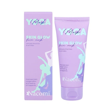 Masca fata, Nacomi, Yoga Skin Glow, 50ml, mov
