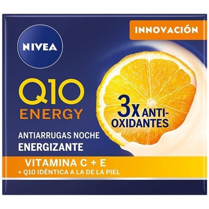 Crema de Noapte Anti-Rid si Energizanta, Nivea Q10 Energy, 50ml
