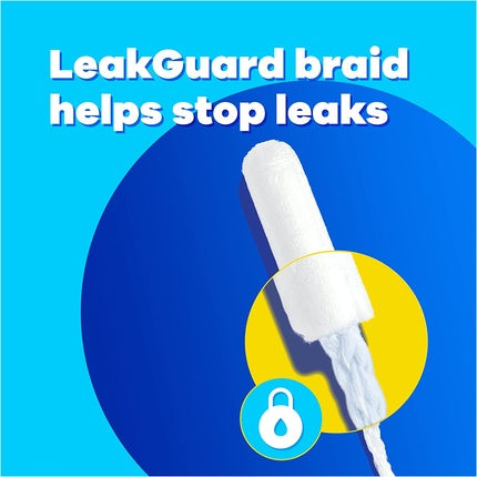 Tampon Tampax Pearl Compak Regular cu aplicator, 36 buc