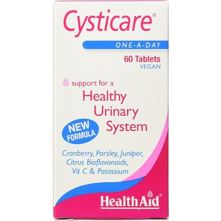 Supliment alimentar HealthAid CystiCare, vegan, 60 comprimate