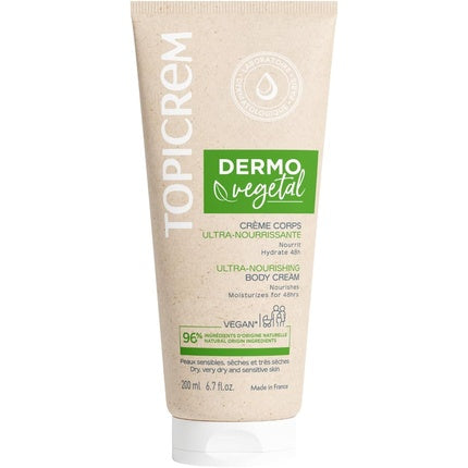 Cremă de mâini, Topicrem, DERMOVEGETAL, 200ml