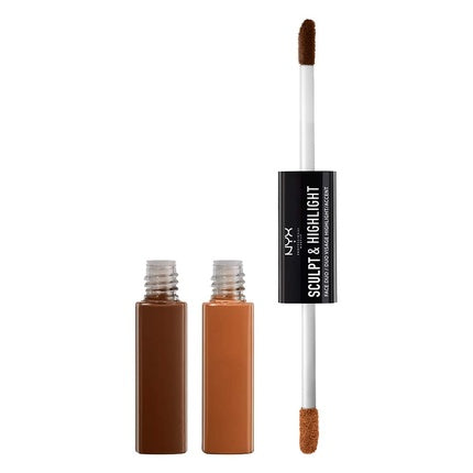 Iluminator si Contur NYX Duo Espresso Honey Maro