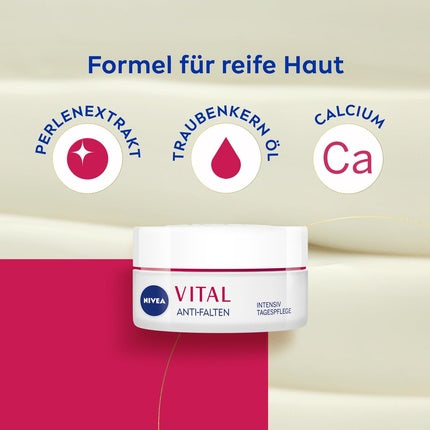 Cremă de Zi Nivea Vital, Anti-Rid, 50ml