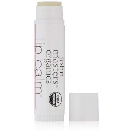 Balsam de Buze, John Masters Organics, Lip Calm, alb