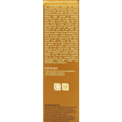 Cremă facială, Taky, Depilatorios Oro, 20ml