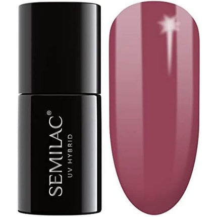Lac unghii, Semilac, Berry Nude 005, roșu burgund 7ml