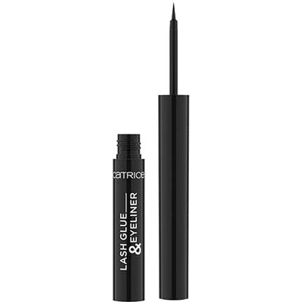 Adeziv gene false, Catrice, eyeliner N°010, negru mat, 1.7ml