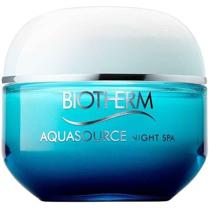 Cremă de noapte, Biotherm, Aquasource Night Spa, albastru