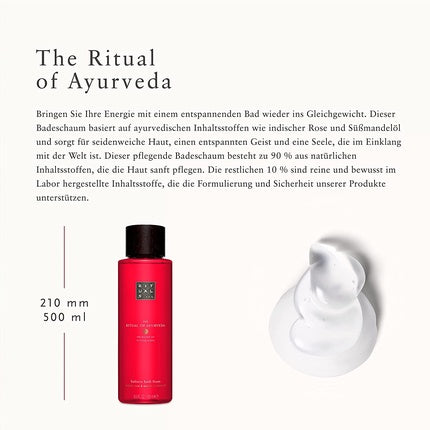 Spumant baie, Rituals, The Ritual of Ayurveda, trandafir indian, ulei migdale dulci 500ml