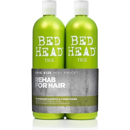 Set sampon si balsam, Tigi, Bed Head Re-Energize, 2x750ml