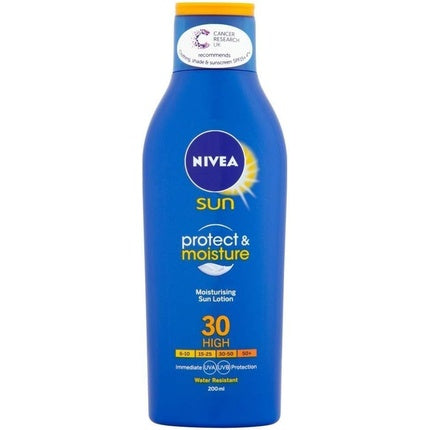 Lotiune de plaja, Nivea, Sun Protect and Moisturizing, Spf30, 200ml