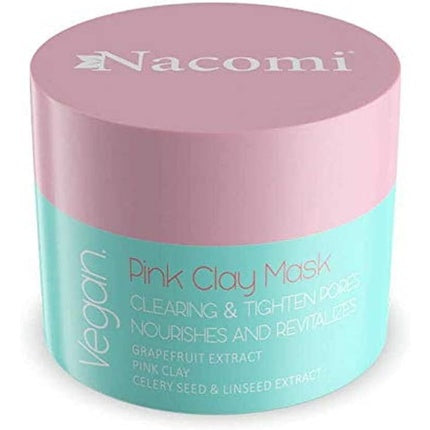 Masca par, Nacomi, argila roz, vegan, 50ml
