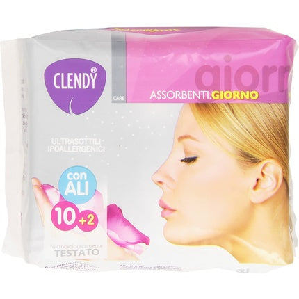 Absorbante Clendy Girono Slim, hipoalergenice, cu aripioare