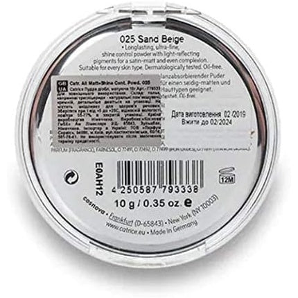 Pudra Matifianta, Catrice, All Matt Plus, Sand Beige, 10g
