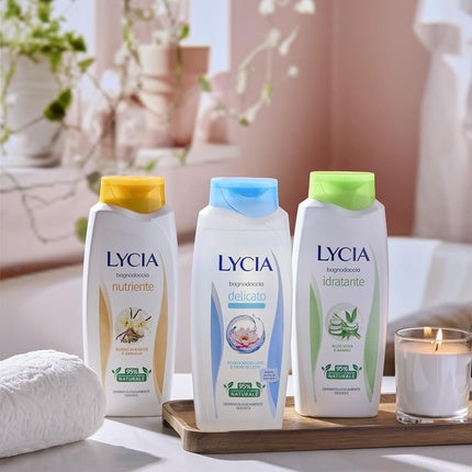 Gel de duș, Lycia, Nutri Care, unt shea și vanilie 750ml