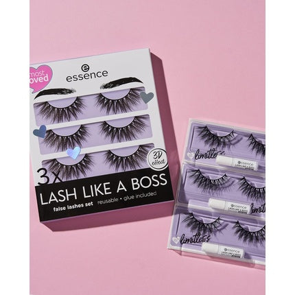 Gene False, Essence, Lash Like A Boss, Set 3 Perechi, Negru