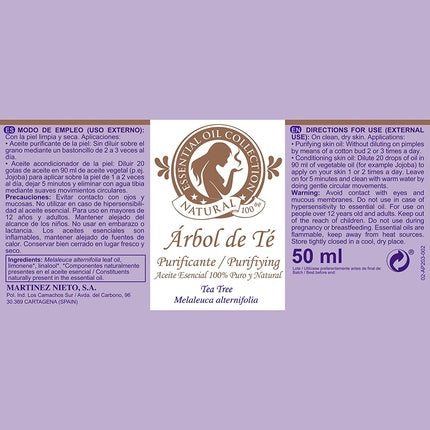 Ulei de masaj, Marny's, Tea Tree, 50ml