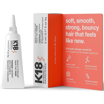 Masca reparatoare leave-in, K18, Biomimetic Hairscience, 5ml