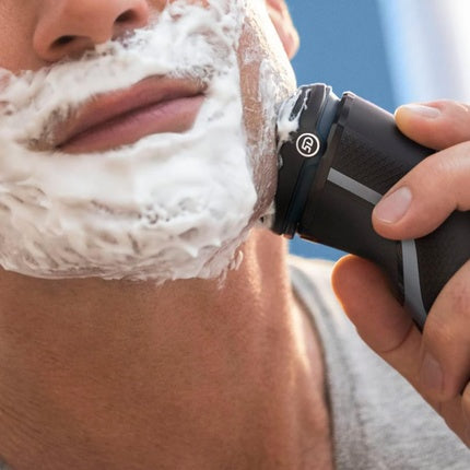 Aparat de ras electrice, Philips, Series 3000, albastru lucios