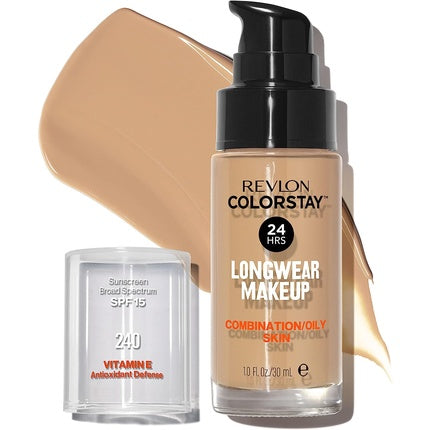 Fond de ten, Revlon Colorstay, SPF 15, Medium Beige