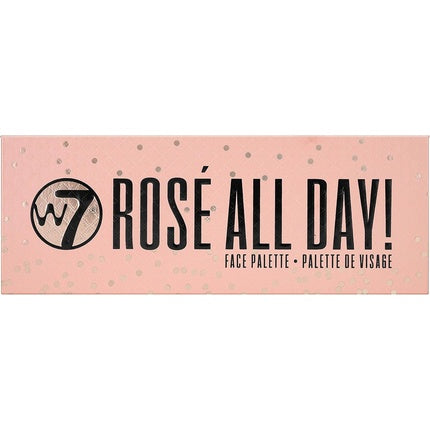 Paletă Față, W7, Rose All Day, roz