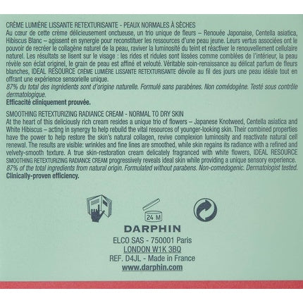 Cremă hidratantă Darphin Ideal Resource, netezire, 50ml