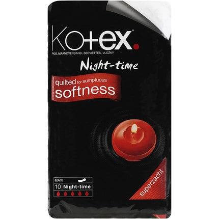 Absorbante nocturne, Kotex, Maxi, alb