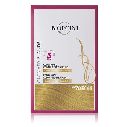 Masca Colorant Păr, Biopoint, Cromatix Blonde, auriu