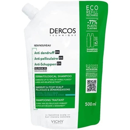 Sampon tratament anti-matreata, Vichy Dercos, Refill 500ml