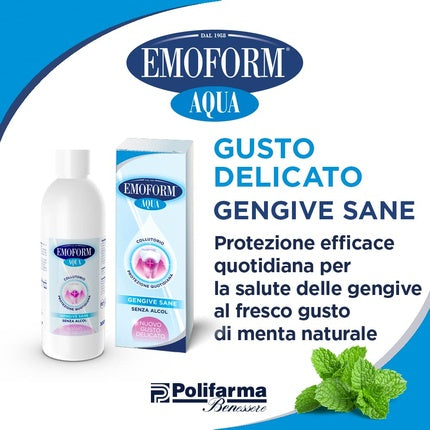 Apa de gură, Emoform, Aqua, fără alcool
