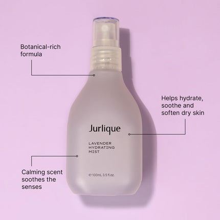 Toner, Jurlique, Lavender Hydrating Mist, lavandă, 100ml