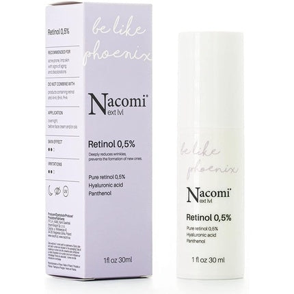 Ser antirid, Nacomi, Next Level Be Like Phoenix, Retinol 0.5%, 30ml