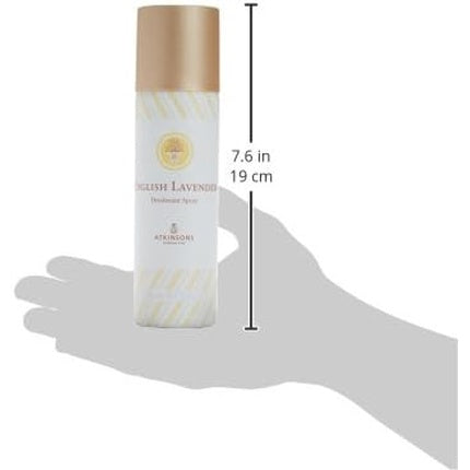 Deodorant Spray, Atkinsons, English Lavender, alb-auriu