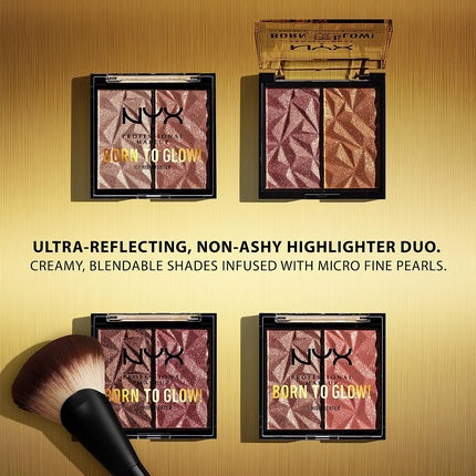 Iluminator NYX Born To Glow Duo Roz Auriu
