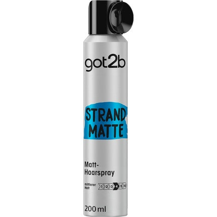 Spray de Păr, Got2b, Strand Matte, 200 ml, gri