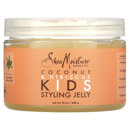 Gel păr copii SheaMoisture, Cocos & Hibiscus, 340g