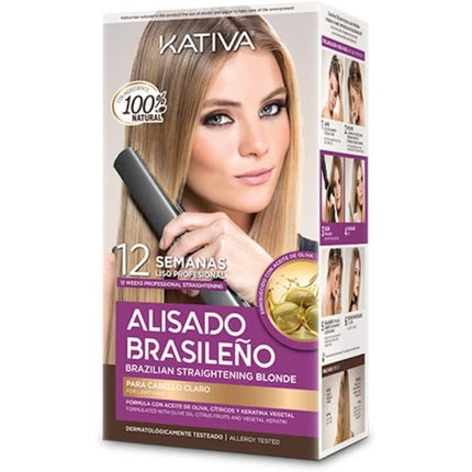 Set Îndreptare Braziliană Kativa, Blonde, 309g