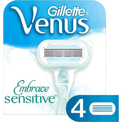 Set lame razuitor, Gillette Venus Embrace Sensitive, 4 bucati