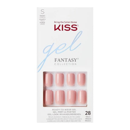 Unghii False, Kiss Gel Fantasy, Ribbons roz