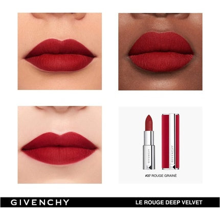 Ruj Givenchy Le Rouge Deep Velvet Nr. 37 Grained Red