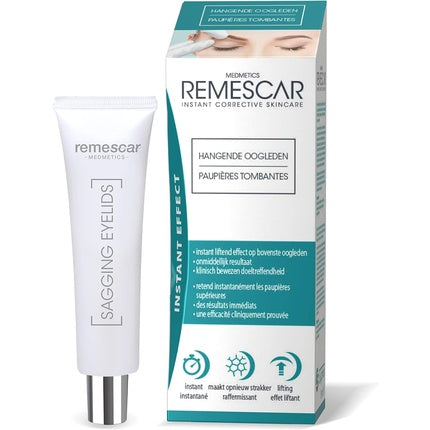 Cremă pleoape căzute, Remescar, tratament instant, 8ml