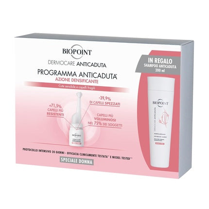 Tratament caderea parului, Biopoint, 20 fiole + sampon 200 ml
