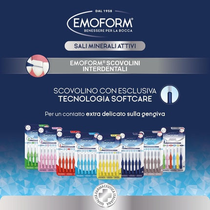 Periuțe interdentare Emoform, Mix culori, SoftCare