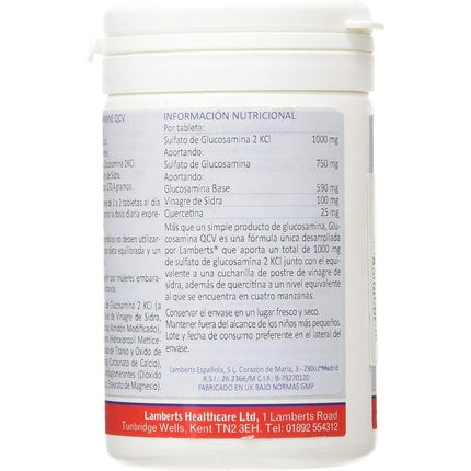 Vitamine Lamberts Glucosamine QCV, 120 tablete, alb