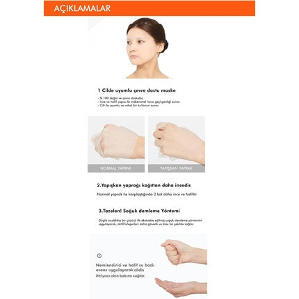 Masca de față, Missha, Airy Fit, ceai verde