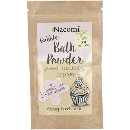 Pudră băi cu spumă, Nacomi, zmeură dulce, 150g